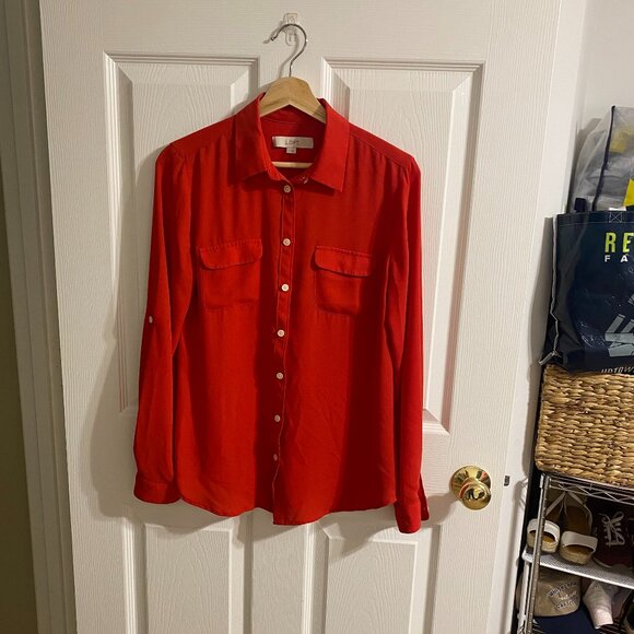 LOFT Tops - Long Sleeve Blouse